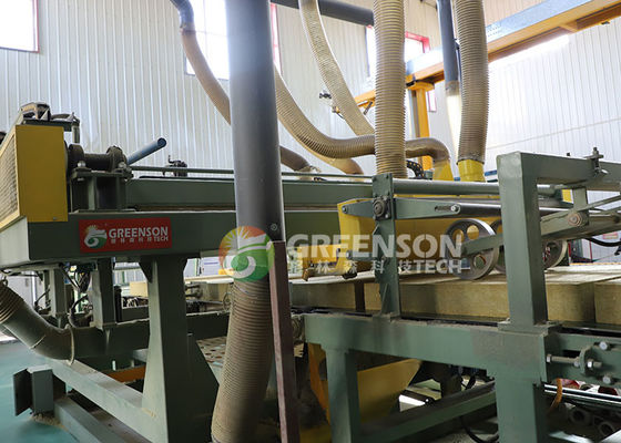 좋은 가격 미네랄 울 스톤 울 패널 생산 라인 80-200kg/m3 밀도 온라인으로