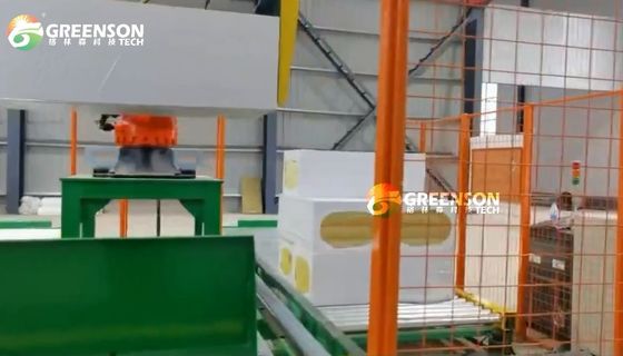 좋은 가격 돌 솜 패널 생산 라인 바잘트 솜 패널 기계 중국 온라인으로