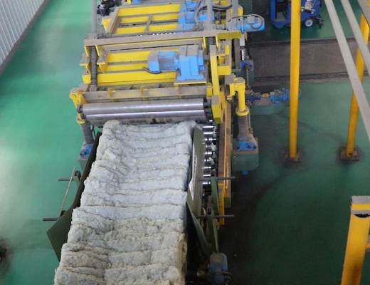좋은 가격 Automatic Mineral Wool Board Production Line with PLC Control System and Overseas Engineer Support for High Efficiency 온라인으로