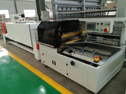 1200*600mm 완전 자동화 된 석고 천장 타일 PVC 필름 용 물 접착제로 만든 기계 제작
