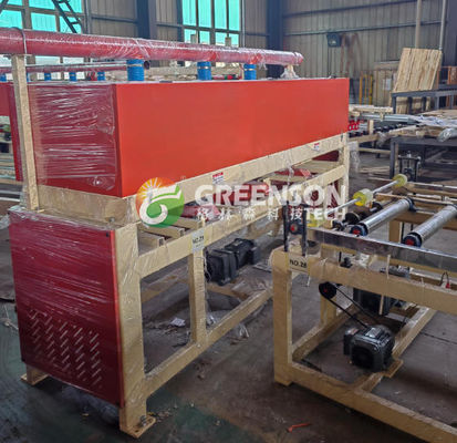 좋은 가격 PLC 제어 완전 자동 라미네이션 기계 2x2 PVC 지프스 천장 타일 15m/min 속도 온라인으로