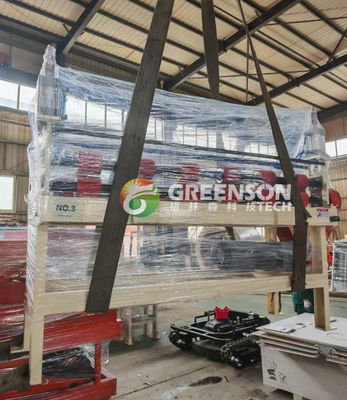 1300mm 효과적 라미네이션, PLC 시스템 및 연간 2~600만 평방 미터 용량으로 자동 PVC laminated gypsum board 기계