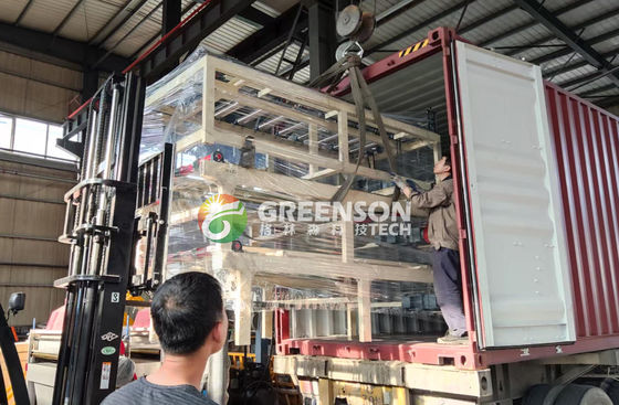 PLC 시스템 및 2-6 백만 평방 미터 / 년 용량으로 사용자 정의 가능한 고 출력 2x2 천장 타일 제조 기계