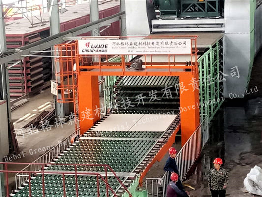 건축재료 저가를 가진 무기물 섬유 모직 널 생산 라인