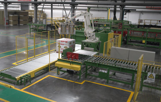 좋은 가격 Automatic Rock Wool Production Line with Adjustable Felt Size 1000mm and 2-40 m/min Line Speeds 온라인으로