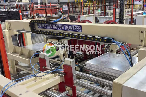 Automatic Gypsum Board Lamination Machine with 15m/min Laminating Speed and 1300mm Effective Width for PVC Laminated Gypsum Ceiling Tiles