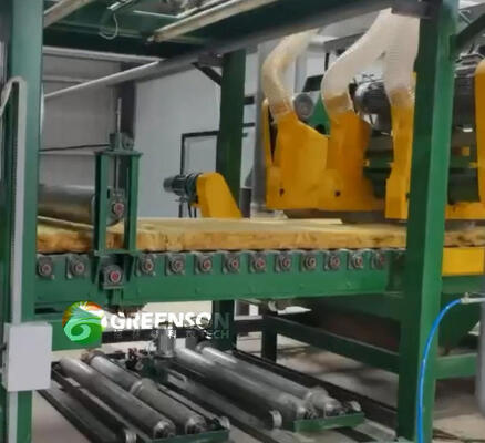 좋은 가격 PLC 제어 맞춤형 암면 생산 라인, 폭 1.2미터, 미네랄 울 보드 제조용 천연가스 큐폴라 온라인으로