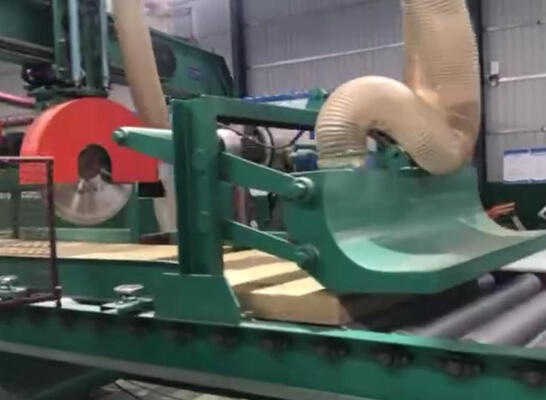 PLC 제어 고온 경화 록울 생산 라인 (원료 밀도 80-200kg/m3)