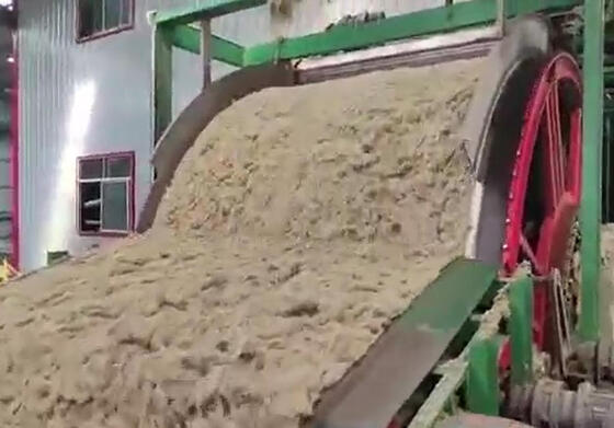 좋은 가격 연간 4만 톤의 생산량과 1200~2400mm의 보드 너비로 PLC로 제어되는 자동 석무리 생산 라인 온라인으로