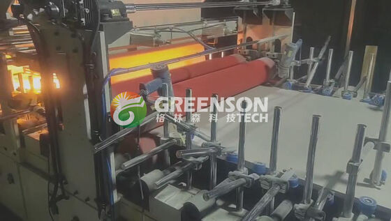 좋은 가격 자동 PUR 뜨거운 접착제 laminating 기계 MDF 보드 5-17m / min 생산 속도 온라인으로