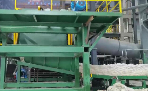 좋은 가격 분당 10-15m의 속도와 80-200kg/m3의 원자재 밀도와 함께 바위 솜 생산 라인을 위한 고효율 돔 오븐 온라인으로