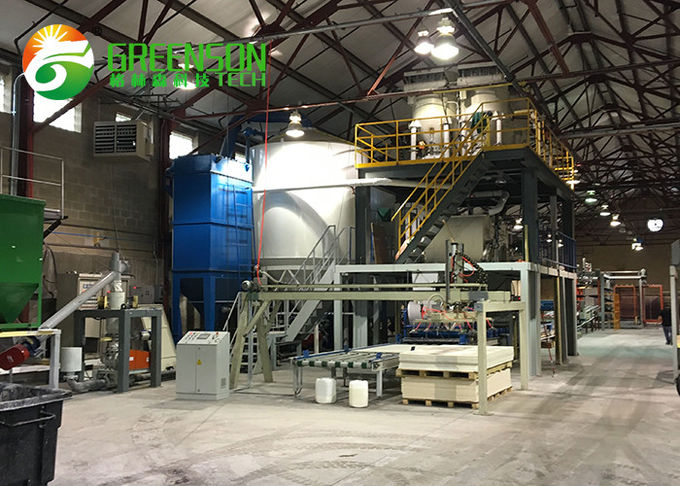 유리제 마그네슘 장 생산을 위한 녹색 건축재료 기계장치 생성